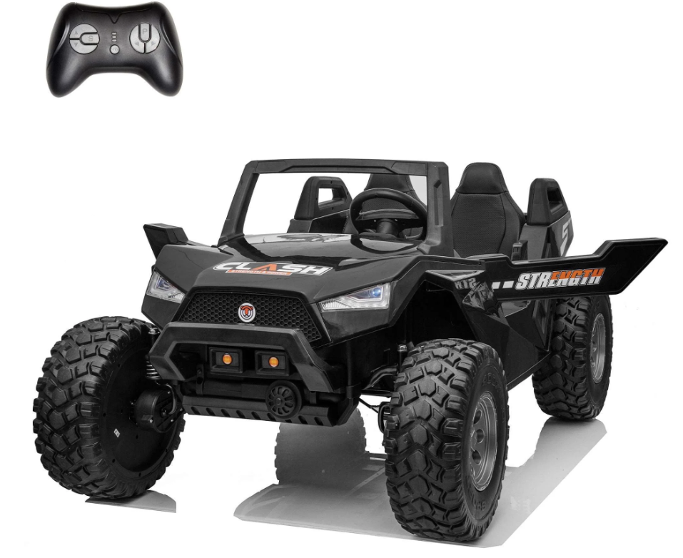 High Speed Up To 15 km/h Dune Buggy 2 Seater 24V Off-Road UTV with Remote Control and EVA Tires