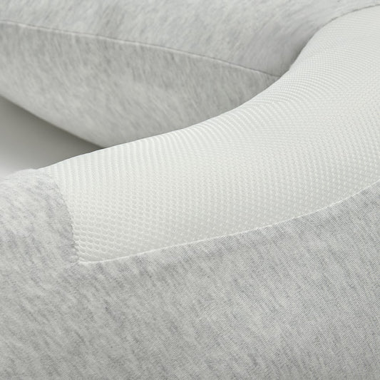 Full-body pregnancy pillow for comfortable sleep Minimal Grey